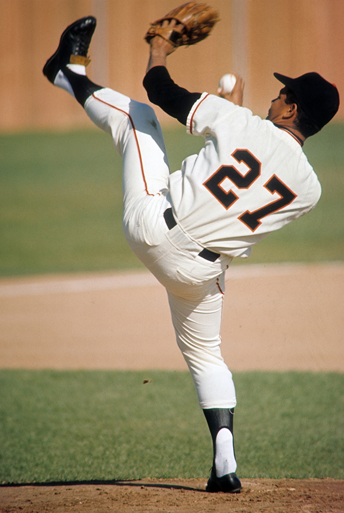 San Francisco Giants pitcher Juan Marichal during spring training