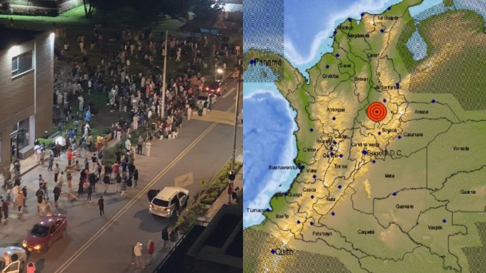 Temblor de magnitud 5,3 se siente en gran parte de Colombia Diario
